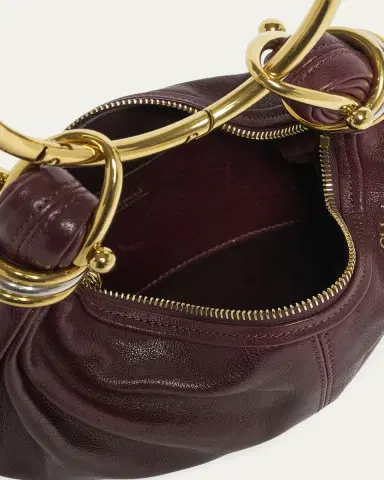 Chloé Brarcelet Mini Top-Handle Bag in Grained Leather | Thumbnail 4