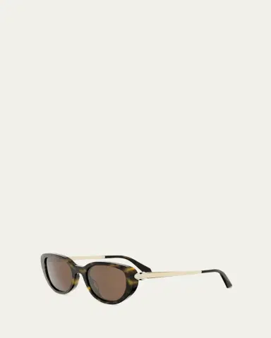BVLGARI Serpenti Forever 50mm Oval Acetate & Metal Sunglasses | Thumbnail 2