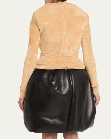 Marc Jacobs Runway Velvet Knit Padded Sweater | Thumbnail 3 Marc Jacobs Runway Velvet Knit Padded Sweater | Thumbnail 3