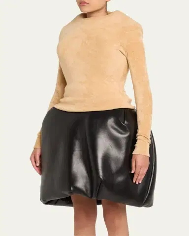 Marc Jacobs Runway Velvet Knit Padded Sweater | Thumbnail 4 Marc Jacobs Runway Velvet Knit Padded Sweater | Thumbnail 4