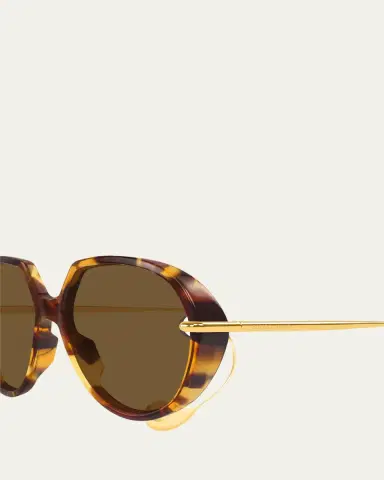 Bottega Veneta Drop Acetate Squared Sunglasses | Thumbnail 2 Bottega Veneta Drop Acetate Squared Sunglasses | Thumbnail 2
