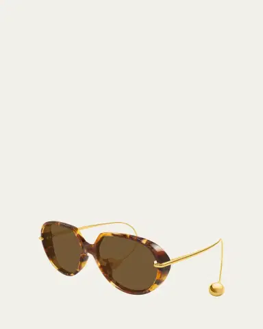 Bottega Veneta Drop Acetate Squared Sunglasses | Thumbnail 3 Bottega Veneta Drop Acetate Squared Sunglasses | Thumbnail 3