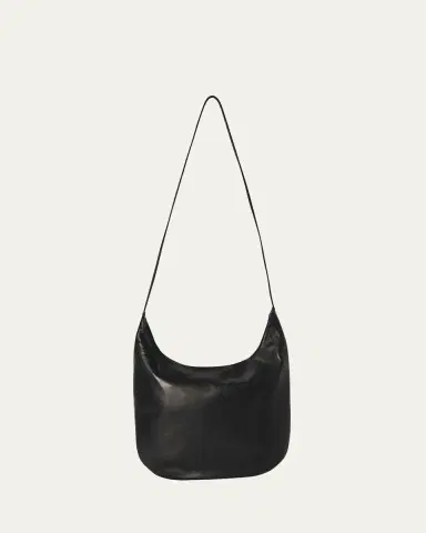 The Row Izzy North-South Crossbody Bag in Silky Leather | Thumbnail 5