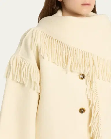 TOTEME Fringed Scarf Jacket | Thumbnail 5 TOTEME Fringed Scarf Jacket | Thumbnail 5