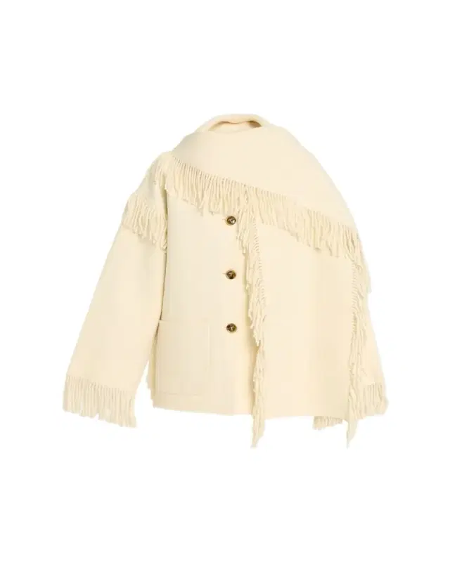 Fringed Scarf Jacket