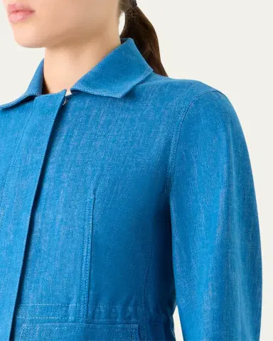 Akris Hugh Stretch Denim Cargo Jacket | Thumbnail 5 Akris Hugh Stretch Denim Cargo Jacket | Thumbnail 5