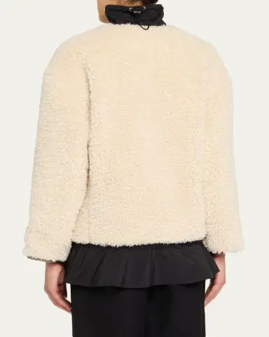 3.1 Phillip Lim Flounce-Hem Sherpa Jacket | Thumbnail 3 3.1 Phillip Lim Flounce-Hem Sherpa Jacket | Thumbnail 3