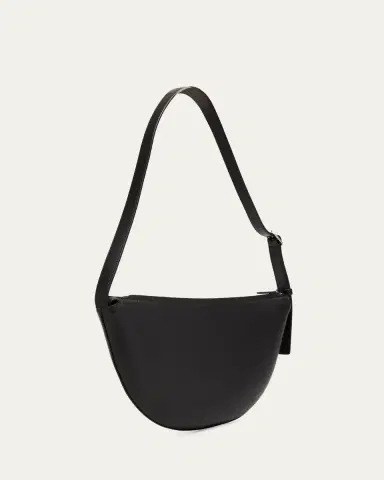 THE ROW Jouvette Crescent Shoulder Bag in Leather | Thumbnail 3 THE ROW Jouvette Crescent Shoulder Bag in Leather | Thumbnail 3