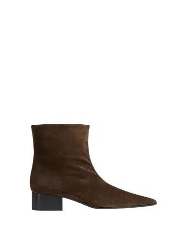 Khaite Andee Suede Ankle Boots | Thumbnail 1 Khaite Andee Suede Ankle Boots | Thumbnail 1