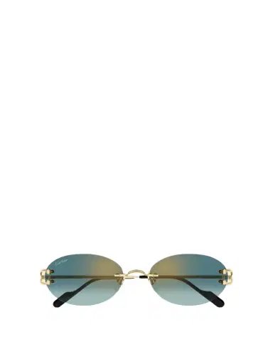 Cartier Décor C de 55mm Metal Oval Sunglasses | Thumbnail 1