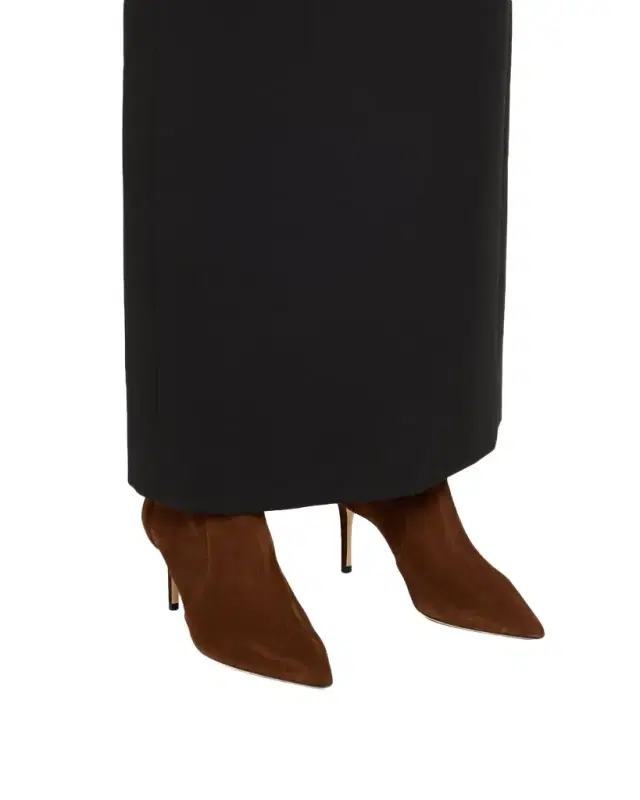 Stuart Power Suede Stiletto Knee Boots