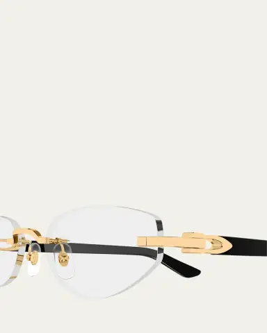 Cartier Metal Cat-Eye Optical Frames | Thumbnail 3 Cartier Metal Cat-Eye Optical Frames | Thumbnail 3