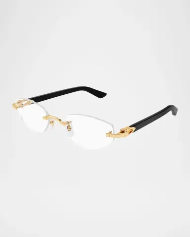 Cartier Metal Cat-Eye Optical Frames | Thumbnail 4 Cartier Metal Cat-Eye Optical Frames | Thumbnail 4