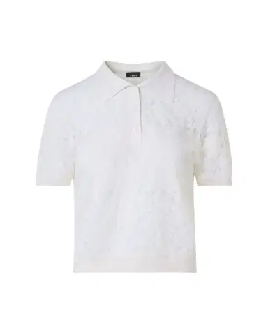 Akris Whitecaps Jacquard Short-Sleeve Polo Shirt | Thumbnail 1 Akris Whitecaps Jacquard Short-Sleeve Polo Shirt | Thumbnail 1