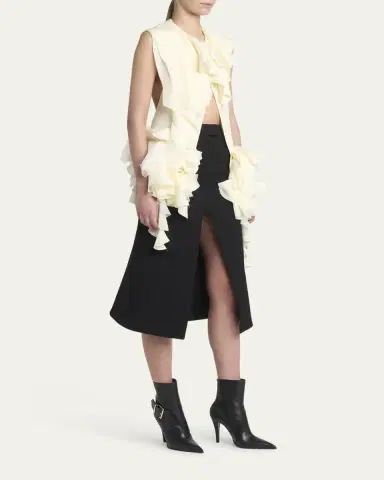 Alexander McQueen Heron Buckle Leather Ankle Booties | Thumbnail 3 Alexander McQueen Heron Buckle Leather Ankle Booties | Thumbnail 3
