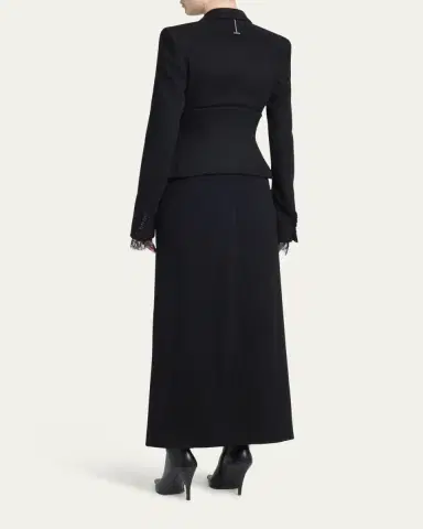 Alexander McQueen Long Corset Wool-Cashmere Coat | Thumbnail 3 Alexander McQueen Long Corset Wool-Cashmere Coat | Thumbnail 3