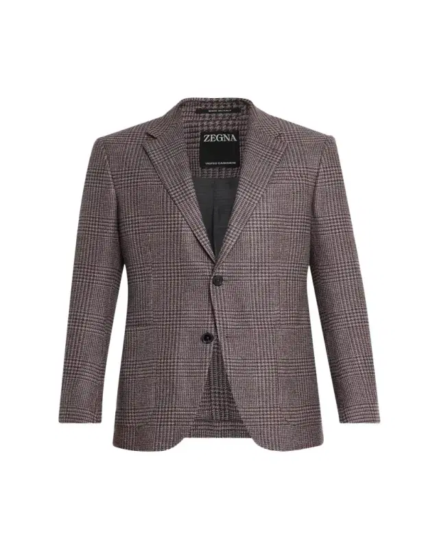 Men's Trofeo Cashmere Glen Plaid Sport Coat