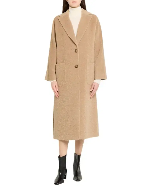 Long Notch Collar Coat