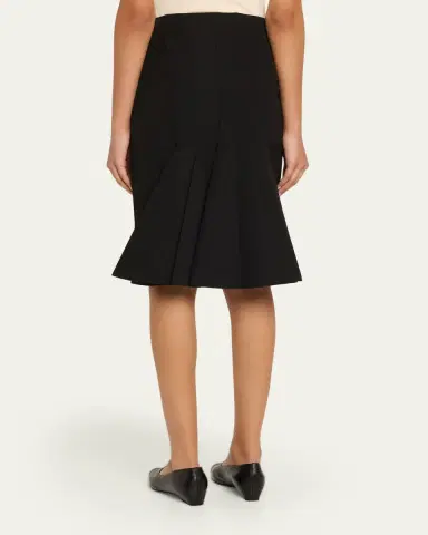 Marni Pleated Godet Pencil Skirt | Thumbnail 3