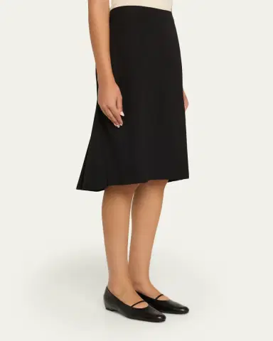 Marni Pleated Godet Pencil Skirt | Thumbnail 4
