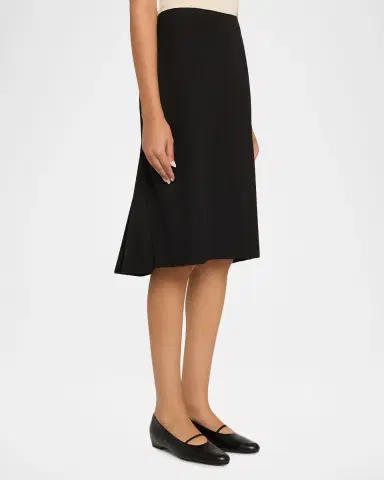 Marni Pleated Godet Pencil Skirt | Thumbnail 8