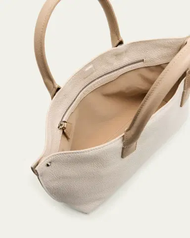 Akris Ai Two-Tone Leather Tote Bag | Thumbnail 4 Akris Ai Two-Tone Leather Tote Bag | Thumbnail 4