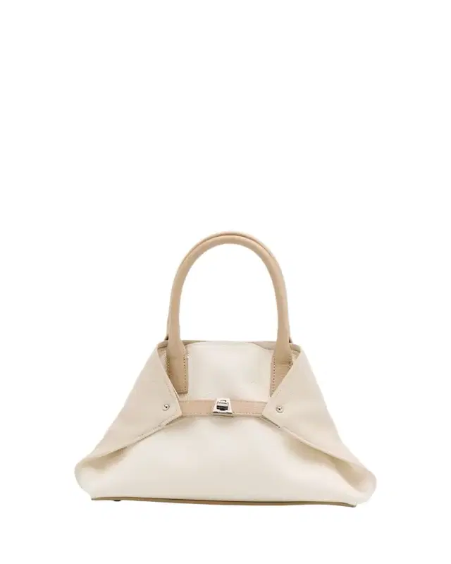 Akris Ai Two-Tone Leather Tote Bag
