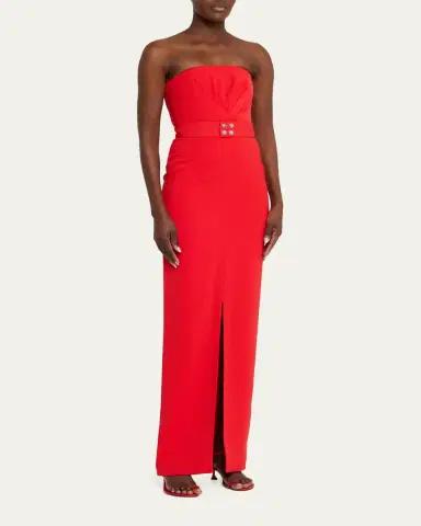 16Arlington Aeta Strapless Belted Gown | Thumbnail 4