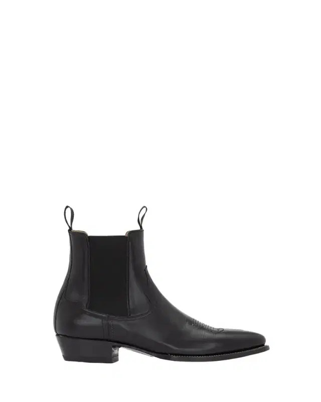 Leather Chelsea Western Boot