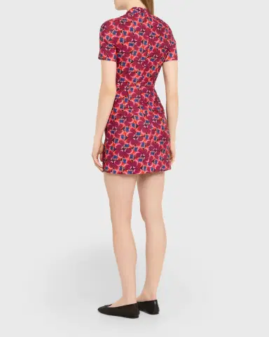 Saloni Draped Floral Mini Dress | Thumbnail 7 Saloni Draped Floral Mini Dress | Thumbnail 7