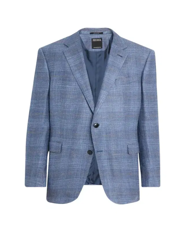 Men's Winter Crossover Windowpane Plaid Sport Coat