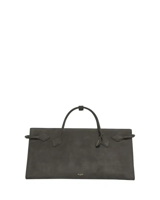 ALAIA Le Teckel Suede Tote Bag