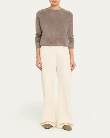 Lisa Yang Fride Short-Sleeved Mock-Neck Cashmere Sweater | Thumbnail 2
