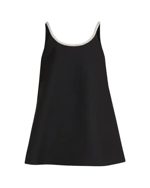 Rohe Crystal Appliqué A-Line Mini Dress