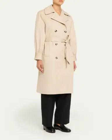 OFFICINE GÉNÉRALE Beatrice Trench Coat | Thumbnail 4 OFFICINE GÉNÉRALE Beatrice Trench Coat | Thumbnail 4