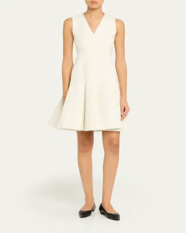 Akris Techno Neoprene Fit-and-Flare Dress | Thumbnail 2 Akris Techno Neoprene Fit-and-Flare Dress | Thumbnail 2