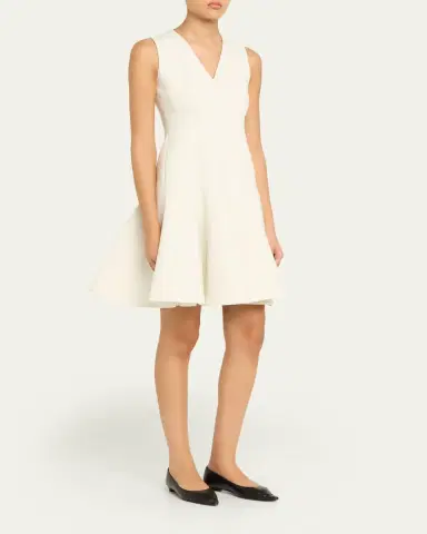 Akris Techno Neoprene Fit-and-Flare Dress | Thumbnail 4 Akris Techno Neoprene Fit-and-Flare Dress | Thumbnail 4