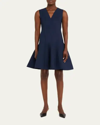 Akris Techno Neoprene Fit-and-Flare Dress | Thumbnail 6 Akris Techno Neoprene Fit-and-Flare Dress | Thumbnail 6