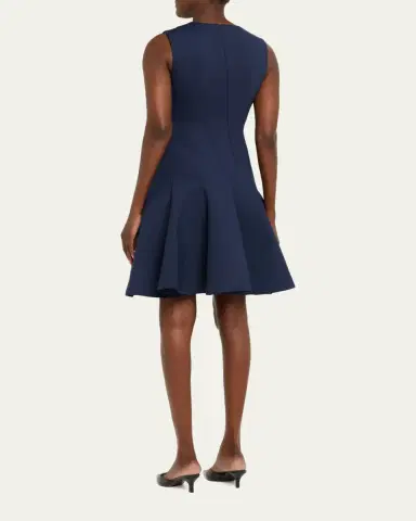 Akris Techno Neoprene Fit-and-Flare Dress | Thumbnail 7 Akris Techno Neoprene Fit-and-Flare Dress | Thumbnail 7