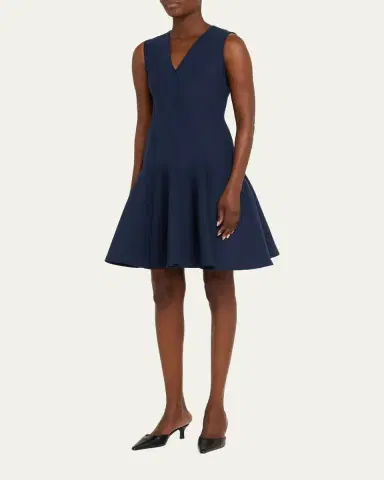 Akris Techno Neoprene Fit-and-Flare Dress | Thumbnail 8 Akris Techno Neoprene Fit-and-Flare Dress | Thumbnail 8