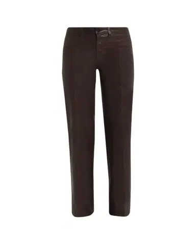L'Agence Clayton High-Rise Coated Wide-Leg Jeans - Exclusive | Thumbnail 1