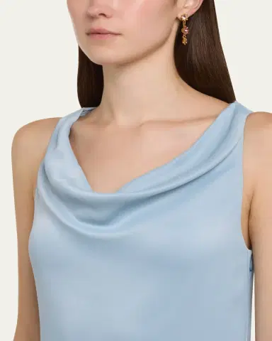 Oscar de la Renta Crystal Prong Drop Earrings | Thumbnail 2