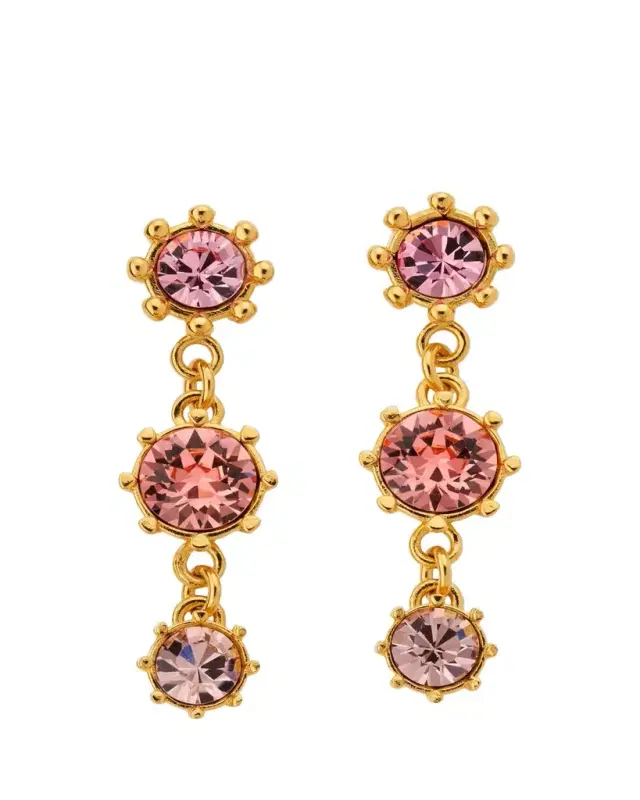 Crystal Prong Drop Earrings