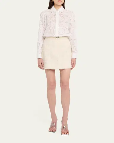 Versace Tweed Medusa '95 Mini Skirt | Thumbnail 2 Versace Tweed Medusa '95 Mini Skirt | Thumbnail 2