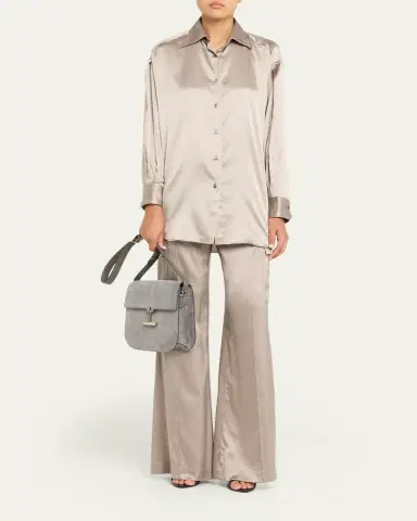 TOM FORD Tara Medium Crossbody Bag in Suede | Thumbnail 5 TOM FORD Tara Medium Crossbody Bag in Suede | Thumbnail 5