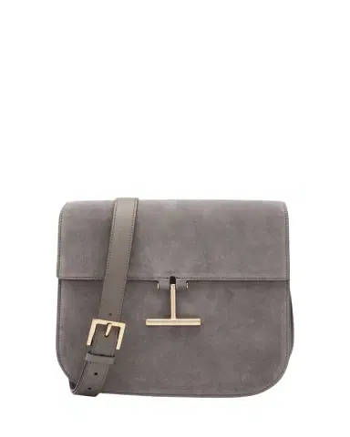 TOM FORD Tara Medium Crossbody Bag in Suede | Thumbnail 1 TOM FORD Tara Medium Crossbody Bag in Suede | Thumbnail 1