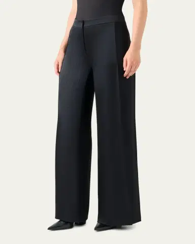Akris Celeste Wool Silk Wide-Leg Pants | Thumbnail 4 Akris Celeste Wool Silk Wide-Leg Pants | Thumbnail 4