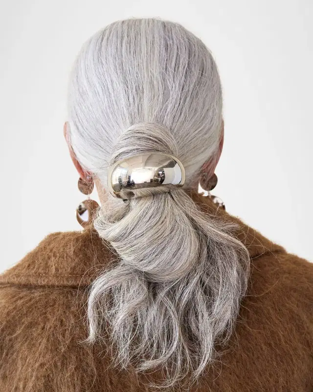 GLOSSY DOME PONY CUFF