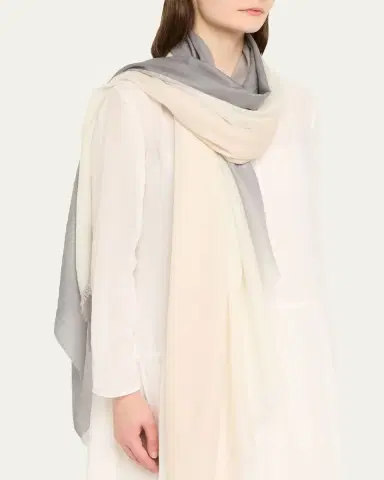 Sofia Cashmere Cashmere Ombre Scarf | Thumbnail 3