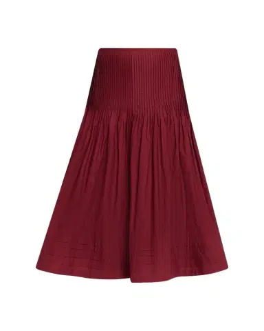 Ciao Lucia Rosa Pleated Drop-Waist Midi Skirt | Thumbnail 1 Ciao Lucia Rosa Pleated Drop-Waist Midi Skirt | Thumbnail 1